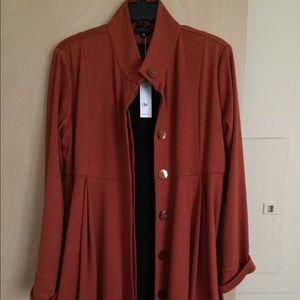 (New with tags) Staples Jacket. Orange. Size Small